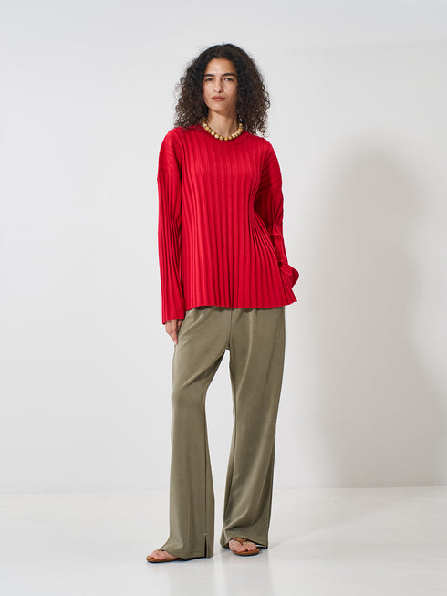 【 予約:2月上旬 】SIDE SLIT SLACKS /Y261-32022